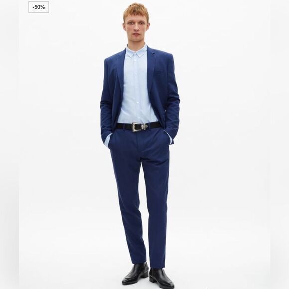 $525 The Kooples Navy Men’s blazer jacket NWT